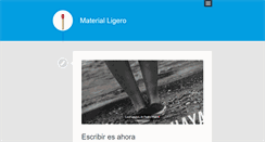 Desktop Screenshot of material-ligero.cl