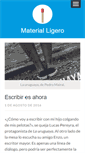 Mobile Screenshot of material-ligero.cl